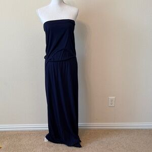 GAP Dark Blue Strapless Dress